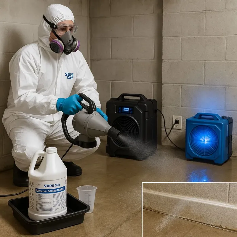 Sanitization and Odor Removal process in Socastee, SC